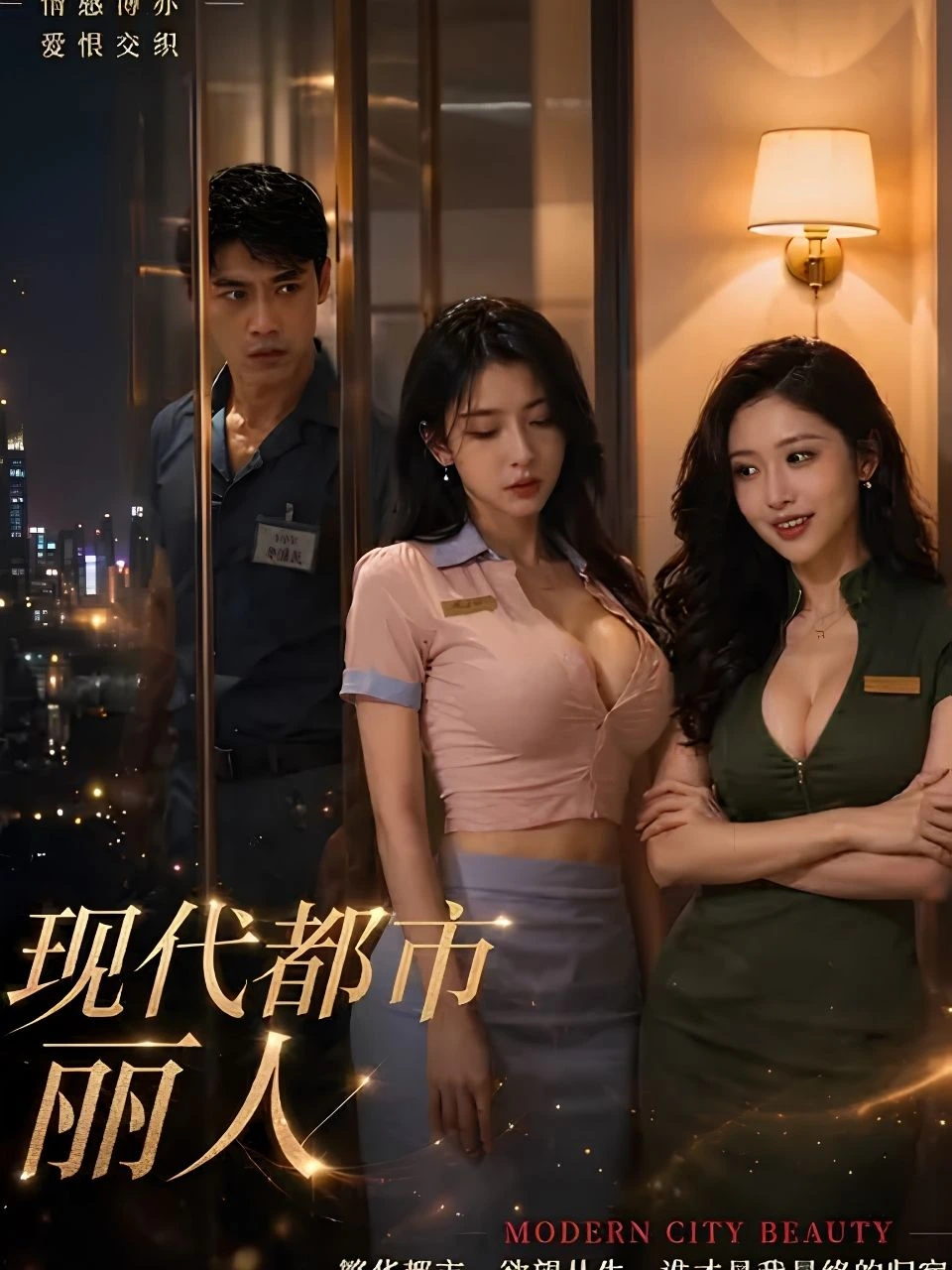 现代都市丽人海报