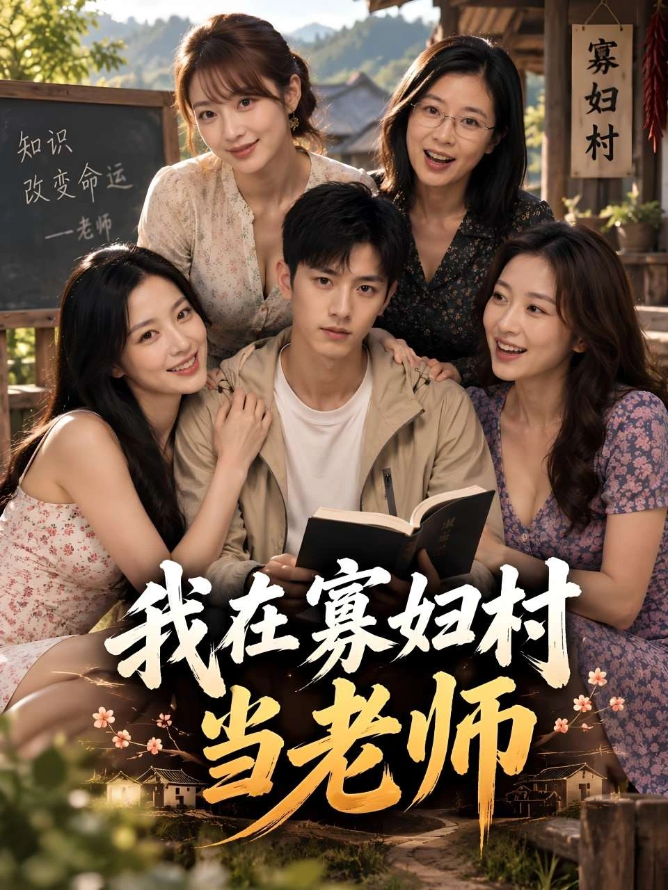 我在寡妇村当老师海报