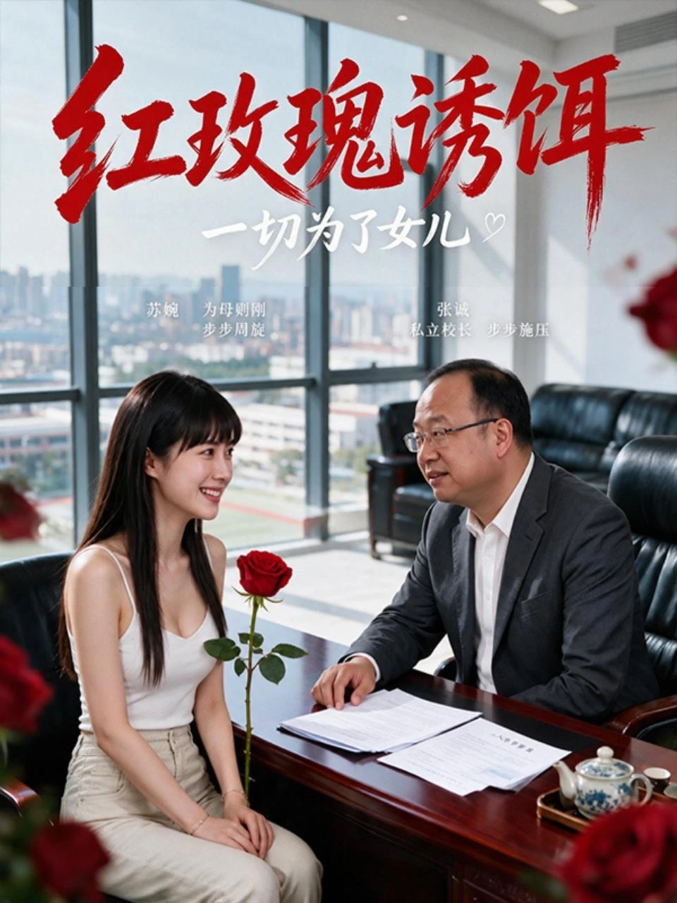 红玫瑰诱饵海报
