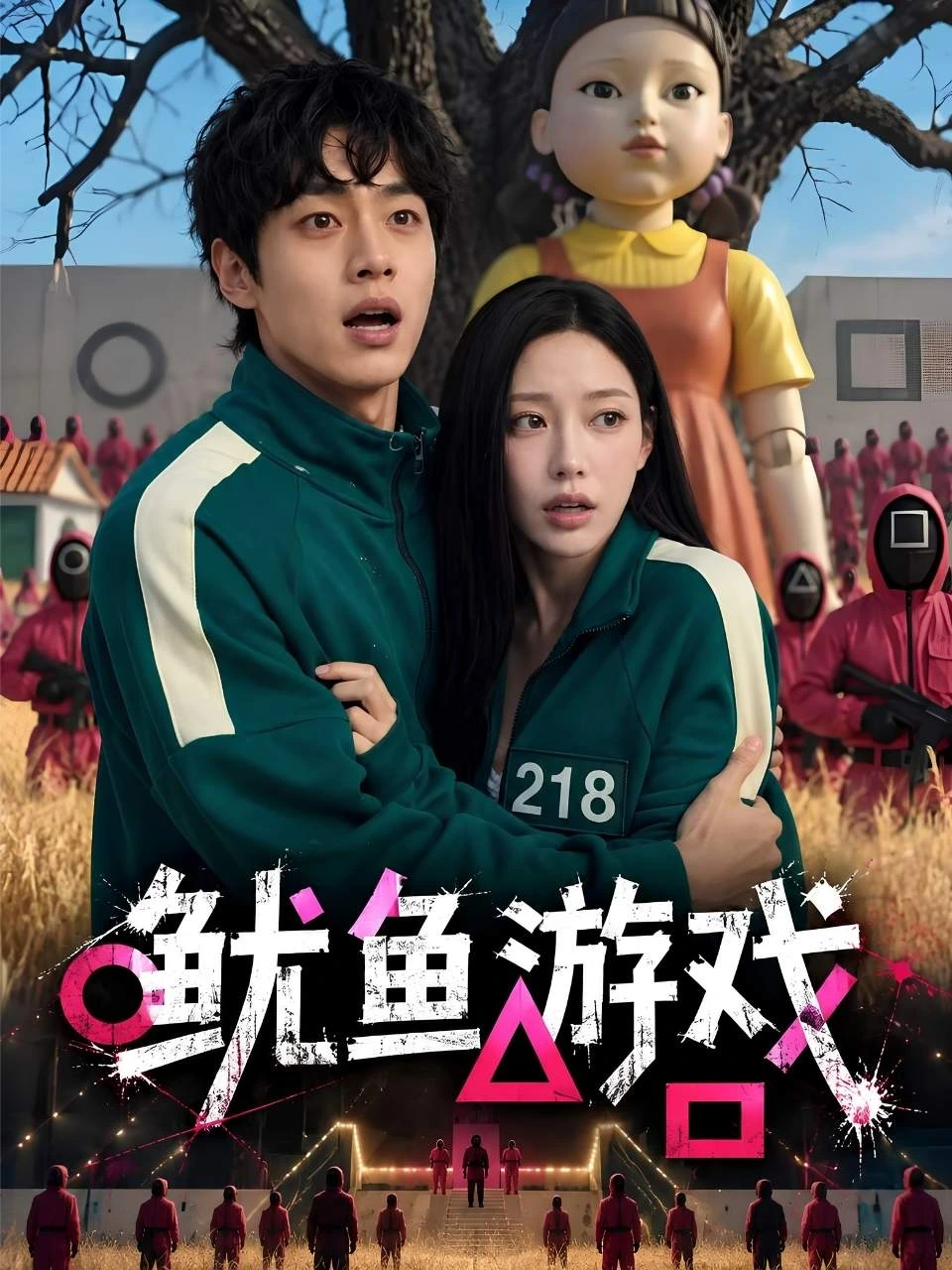 鱿鱼游戏 · 第1季封面背景
