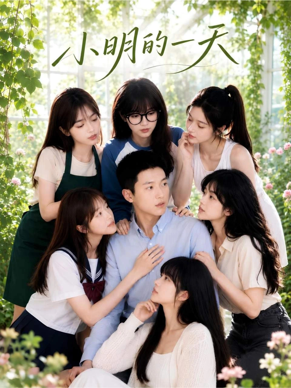 小明的一天海报