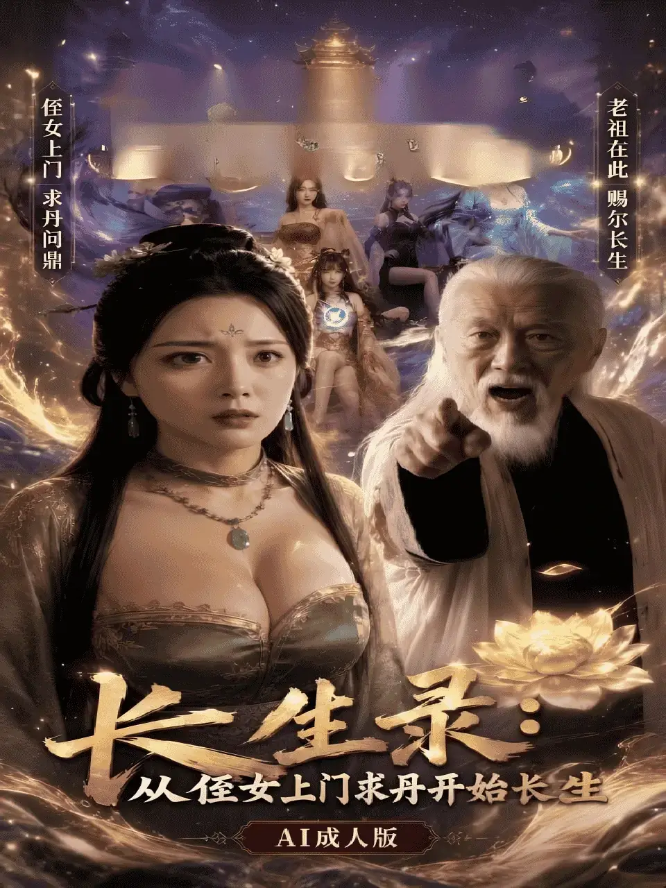 长生录,从侄女上门求丹开始长生海报